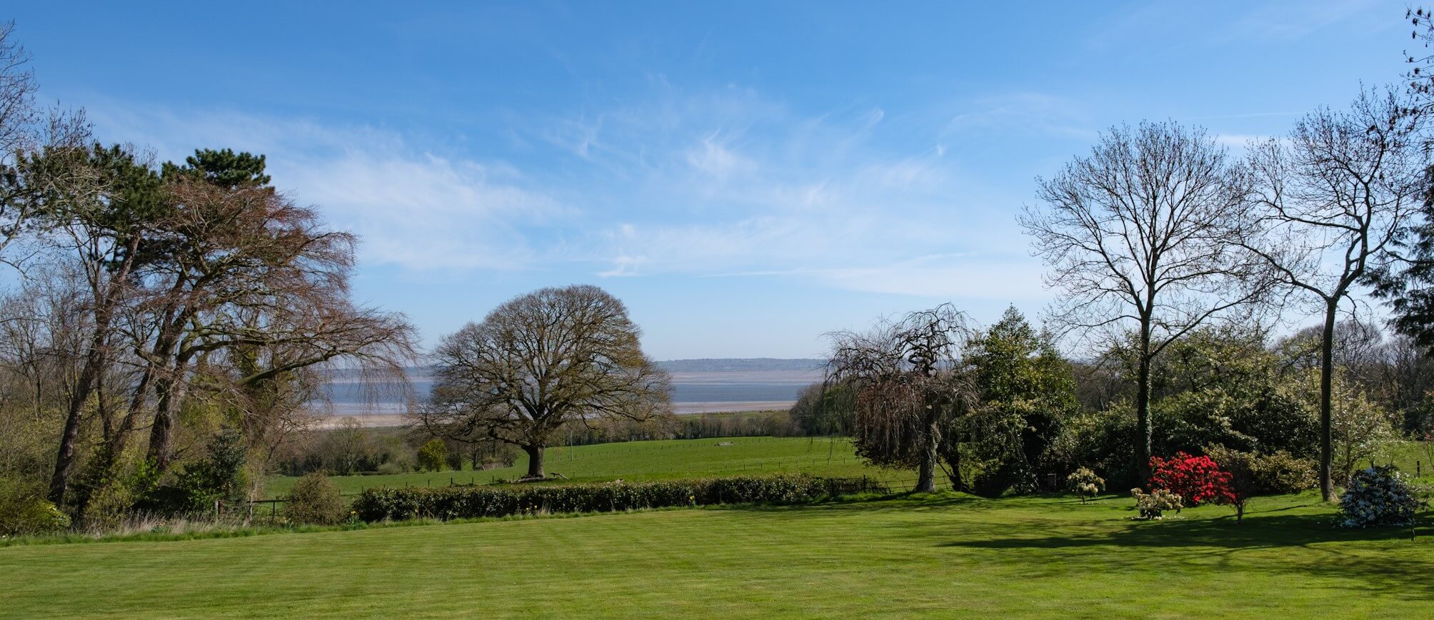 The view of the river Dee from Stokyn Hall